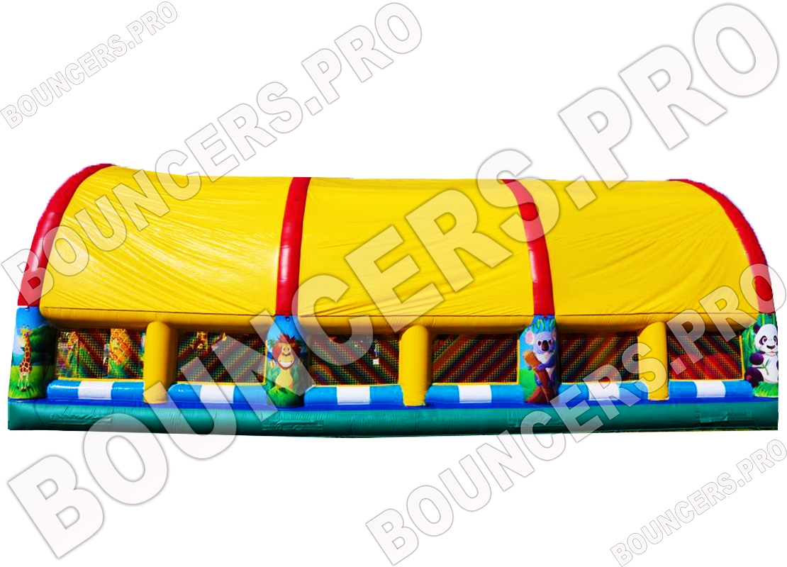Надувной батут с тентом «Цирк» (14*7*6,5 м) - Батуты. Цена:9060 руб. ширина:7.0 м, длина:14.0 м, высота:5.5 м, вес:650 кг