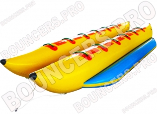 Двойной Банан - Водные аттракционы. Цена:54 600 руб. ширина:2.3 м, длина:3.6 м, высота:0.65 м, вес:37 кг