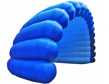 Синяя сцена - Надувные шатры. Цена:159 000 руб. ширина:5.0 м, длина:12.0 м, высота:6.0 м, вес:185 кг