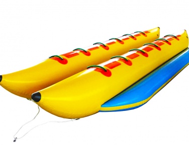 Двойной Банан - Водные аттракционы. Цена:45 500 руб. ширина:2.3 м, длина:3.6 м, высота:0.65 м, вес:37 кг